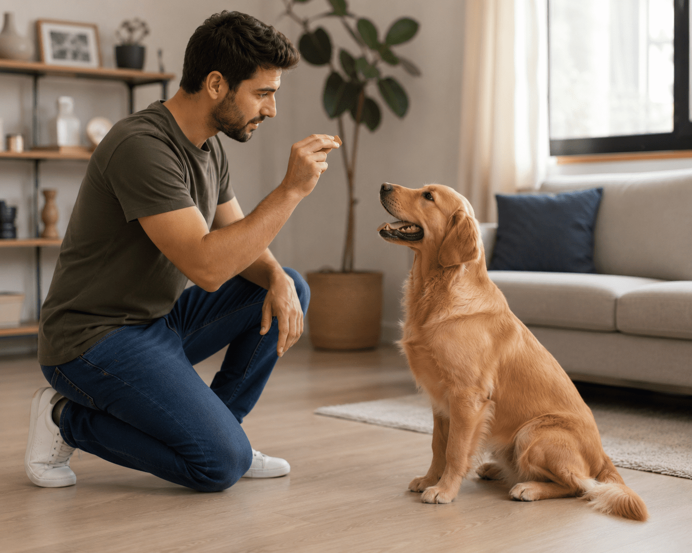 comandos básicos para cachorro sentar ficar deitar