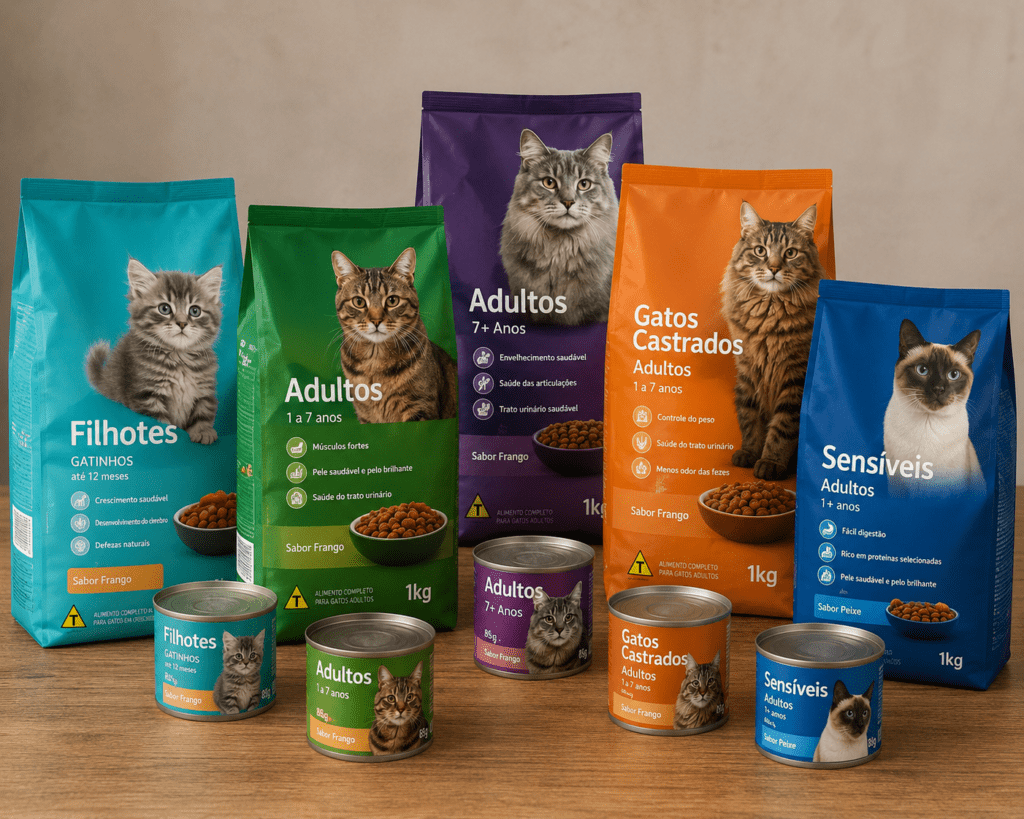 como escolher ração para gatos