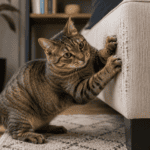 gato arranha móveis como redirecionar comportamento