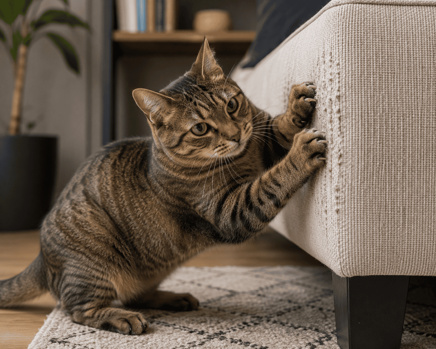 gato arranha móveis como redirecionar comportamento